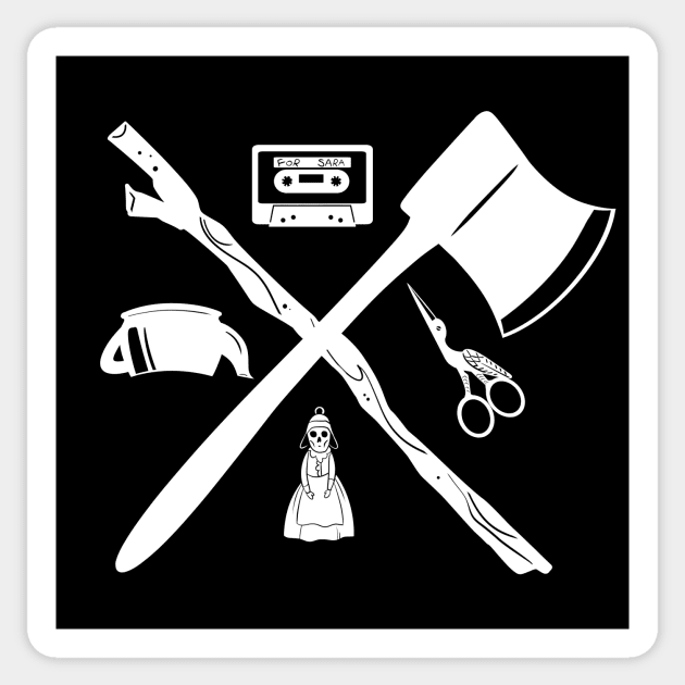 Over The Garden Wall Supplies (White) Sticker by HeroInstitute